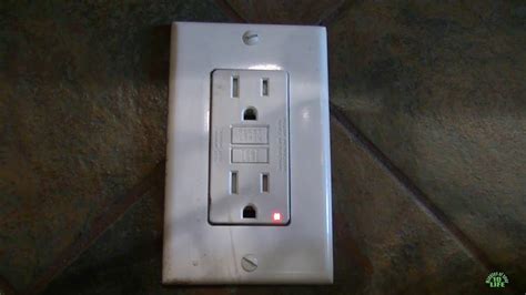 red light on gfci outlet